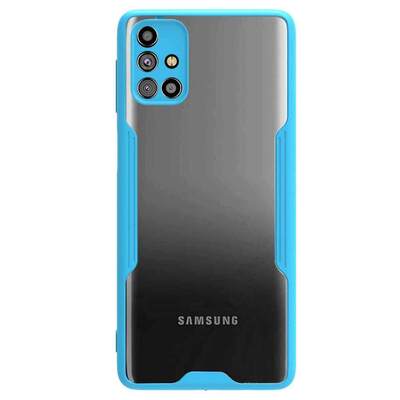 Microsonic Samsung Galaxy M51 Kılıf Paradise Glow Turkuaz