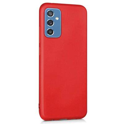 Microsonic Samsung Galaxy M52 Kılıf Matte Silicone Kırmızı