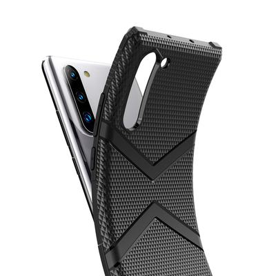 Microsonic Samsung Galaxy Note 10 Diamond Shield Kılıf Siyah