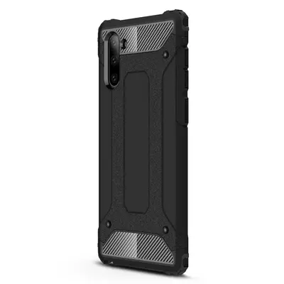 Microsonic Samsung Galaxy Note 10 Kılıf Rugged Armor Siyah