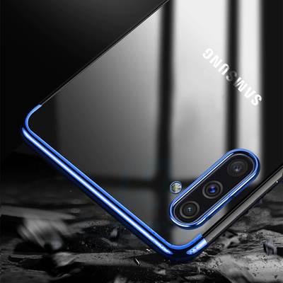 Microsonic Samsung Galaxy Note 10 Kılıf Skyfall Transparent Clear Mavi