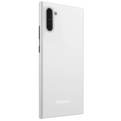 Microsonic Samsung Galaxy Note 10 Kılıf Peipe Matte Silicone Beyaz