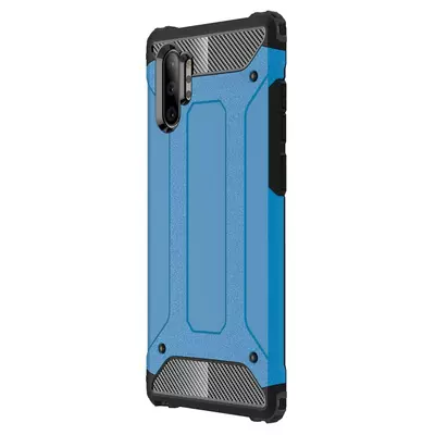 Microsonic Samsung Galaxy Note 10 Plus Kılıf Rugged Armor Mavi