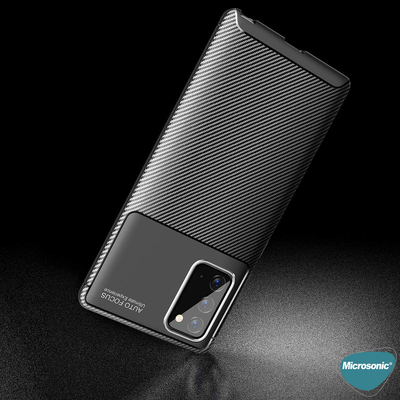 Microsonic Samsung Galaxy Note 20 Kılıf Legion Series Siyah