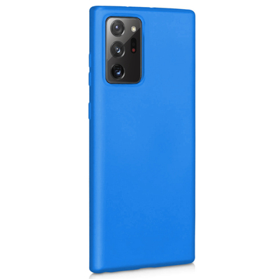 Microsonic Samsung Galaxy Note 20 Ultra Kılıf Matte Silicone Mavi