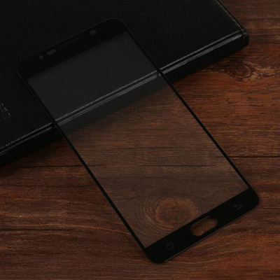 Microsonic Samsung Galaxy Note 5 Kavisli Temperli Cam Ekran Koruyucu Film Siyah