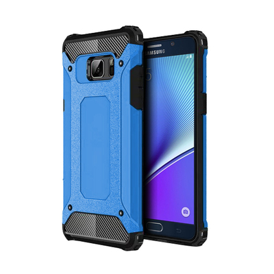 Microsonic Samsung Galaxy Note 5 Kılıf Rugged Armor Mavi