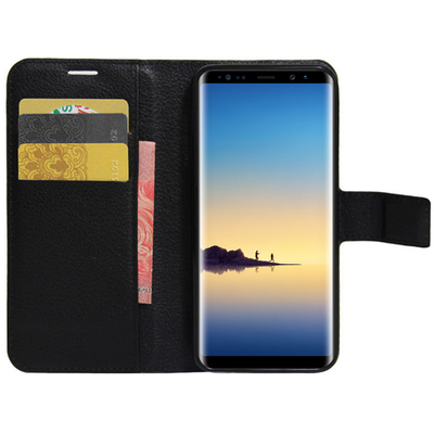 Microsonic Samsung Galaxy Note 8 Cüzdanlı Deri Kılıf Siyah