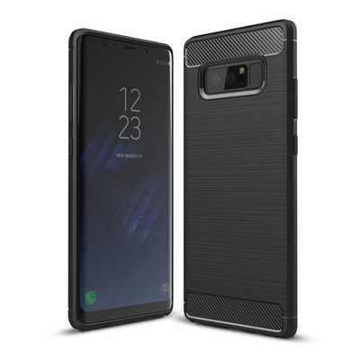 Microsonic Samsung Galaxy Note 8 Kılıf Room Silikon Siyah