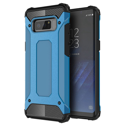 Microsonic Samsung Galaxy Note 8 Kılıf Rugged Armor Mavi