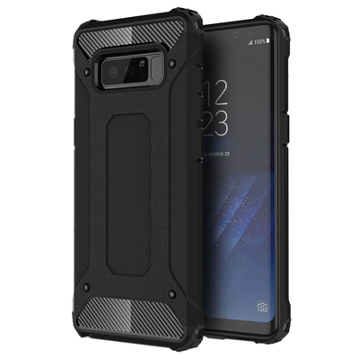 Microsonic Samsung Galaxy Note 8 Kılıf Rugged Armor Siyah