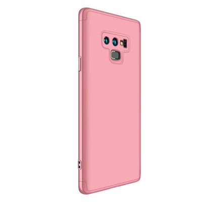 Microsonic Samsung Galaxy Note 9 Kılıf Double Dip 360 Protective AYS Rose Gold