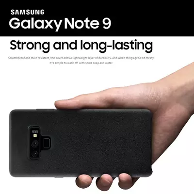 Microsonic Samsung Galaxy Note 9 Kılıf Alcantara Süet Siyah