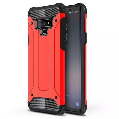 Microsonic Samsung Galaxy Note 9 Kılıf Rugged Armor Kırmızı