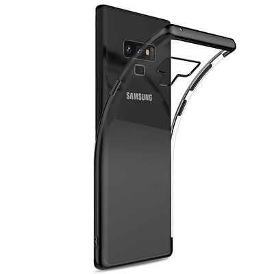 Microsonic Samsung Galaxy Note 9 Kılıf Skyfall Transparent Clear Siyah