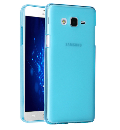 Microsonic Samsung Galaxy On5 Kılıf Transparent Soft Mavi