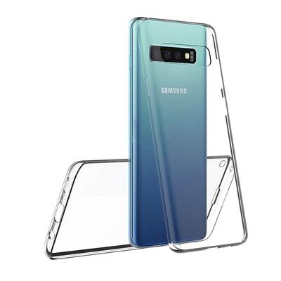 Microsonic Samsung Galaxy S10 Kılıf Komple Gövde Koruyucu Silikon Şeffaf