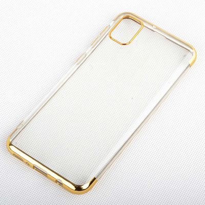 Microsonic Samsung Galaxy S10 Lite Kılıf Skyfall Transparent Clear Gold
