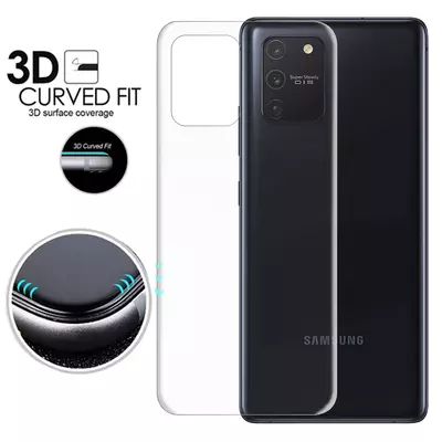 Microsonic Samsung Galaxy S10 Lite Ön + Arka Kavisler Dahil Tam Ekran Kaplayıcı Film