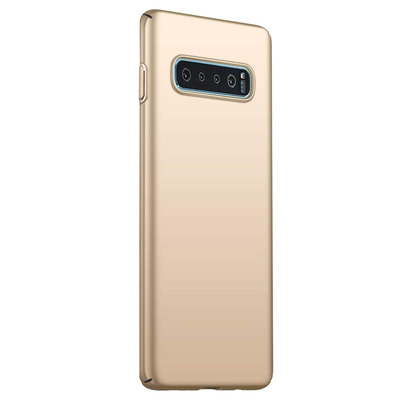 Microsonic Samsung Galaxy S10 Plus Kılıf Premium Slim Gold