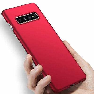 Microsonic Samsung Galaxy S10 Plus Kılıf Premium Slim Kırmızı