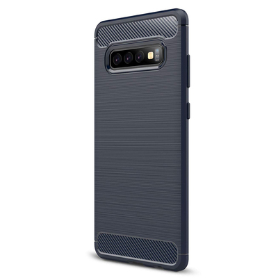 Microsonic Samsung Galaxy S10 Plus Kılıf Room Silikon Lacivert
