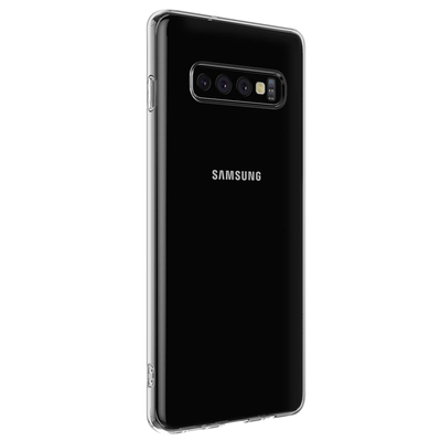 Microsonic Samsung Galaxy S10 Kılıf Transparent Soft Beyaz