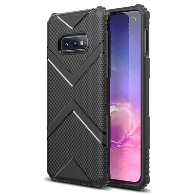 Microsonic Samsung Galaxy S10E Diamond Shield Kılıf Siyah