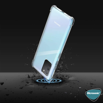 Microsonic Samsung Galaxy S20 Kılıf Anti Shock Silikon Şeffaf