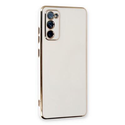 Microsonic Samsung Galaxy S20 FE Kılıf Olive Plated Beyaz