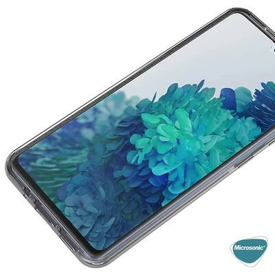 Microsonic Samsung Galaxy S20 FE Kılıf Komple Gövde Koruyucu Silikon Şeffaf