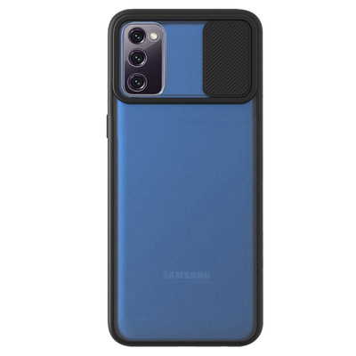 Microsonic Samsung Galaxy S20 FE Kılıf Slide Camera Lens Protection Siyah