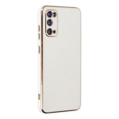 Microsonic Samsung Galaxy S20 Kılıf Olive Plated Beyaz