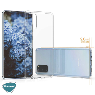 Microsonic Samsung Galaxy S20 Kılıf Transparent Soft Beyaz