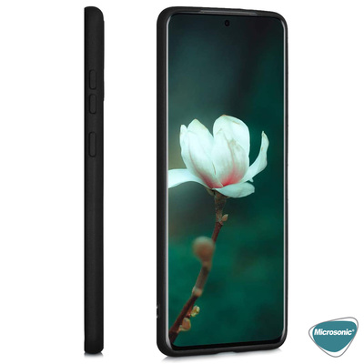 Microsonic Samsung Galaxy S20 Plus Kılıf Matte Silicone Kılıf Siyah