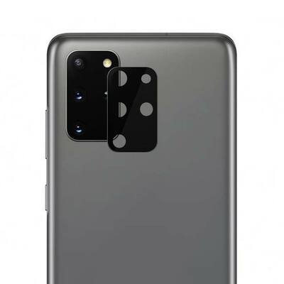 Microsonic Samsung Galaxy S20 Plus V2 Kamera Lens Koruyucu Siyah
