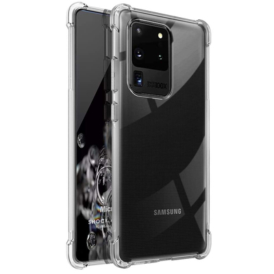 Microsonic Samsung Galaxy S20 Ultra Kılıf Anti Shock Silikon Şeffaf