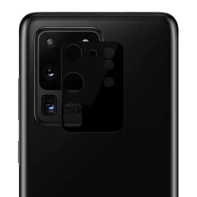 Microsonic Samsung Galaxy S20 Ultra Kamera Lens Koruma Camı V2 Siyah