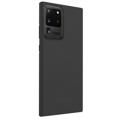 Microsonic Samsung Galaxy S20 Ultra Kılıf Peipe Matte Silicone Siyah