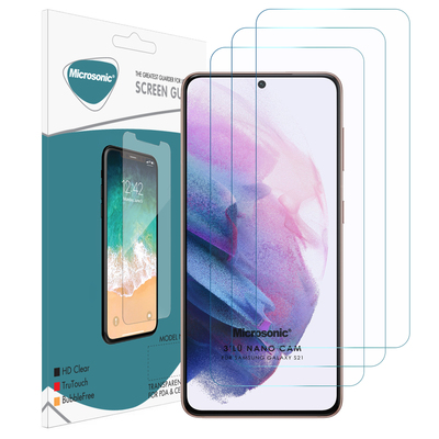 Microsonic Samsung Galaxy S21 Nano Ekran Koruyucu (3'lü Paket)