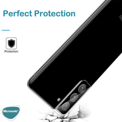 Microsonic Samsung Galaxy S21 FE Kamera Lens Koruma Camı V2 Siyah