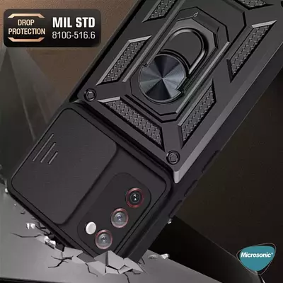 Microsonic Samsung Galaxy S21 FE Kılıf Impact Resistant Siyah