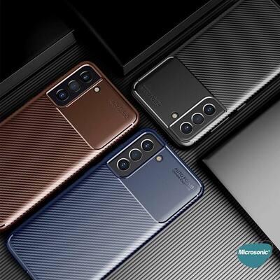 Microsonic Samsung Galaxy S21 FE Kılıf Legion Series Kahverengi
