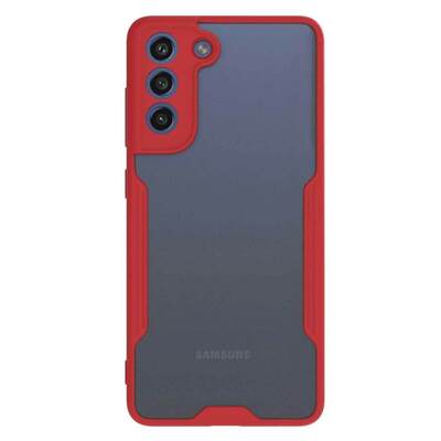 Microsonic Samsung Galaxy S21 FE Kılıf Paradise Glow Kırmızı