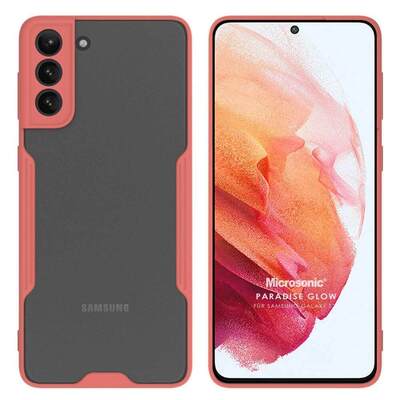 Microsonic Samsung Galaxy S21 Kılıf Paradise Glow Pembe