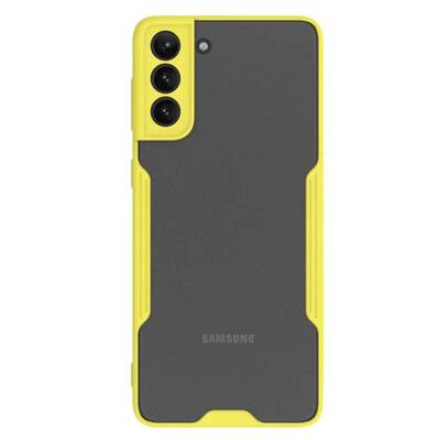 Microsonic Samsung Galaxy S21 Kılıf Paradise Glow Sarı