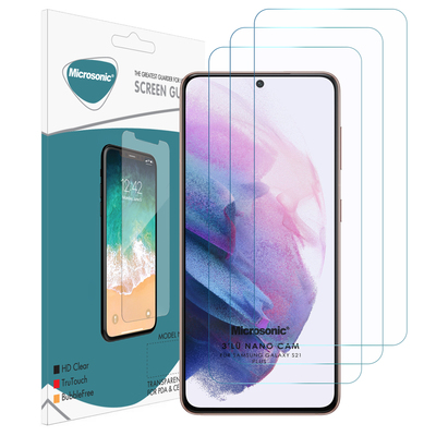 Microsonic Samsung Galaxy S21 Plus Nano Ekran Koruyucu (3'lü Paket)