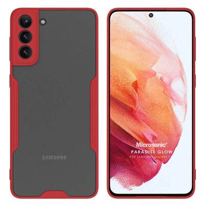 Microsonic Samsung Galaxy S21 Plus Kılıf Paradise Glow Kırmızı