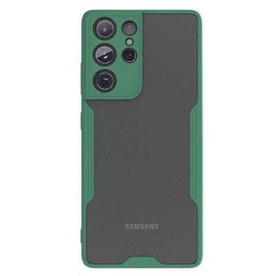 Microsonic Samsung Galaxy S21 Ultra Kılıf Paradise Glow Yeşil