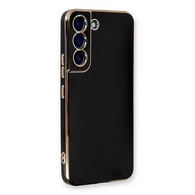 Microsonic Samsung Galaxy S22 Kılıf Olive Plated Siyah